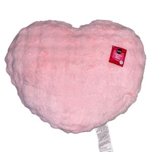 CVS Signature Select Pink Heart Valentine Plush Throw Pillow